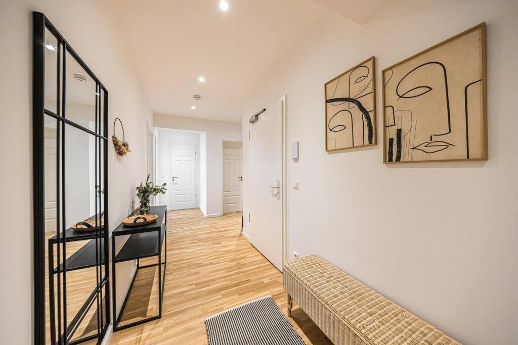 Stylisches Zentrales City-Apartment Mit 2 Balkonen Leipzig Eksteriør bilde