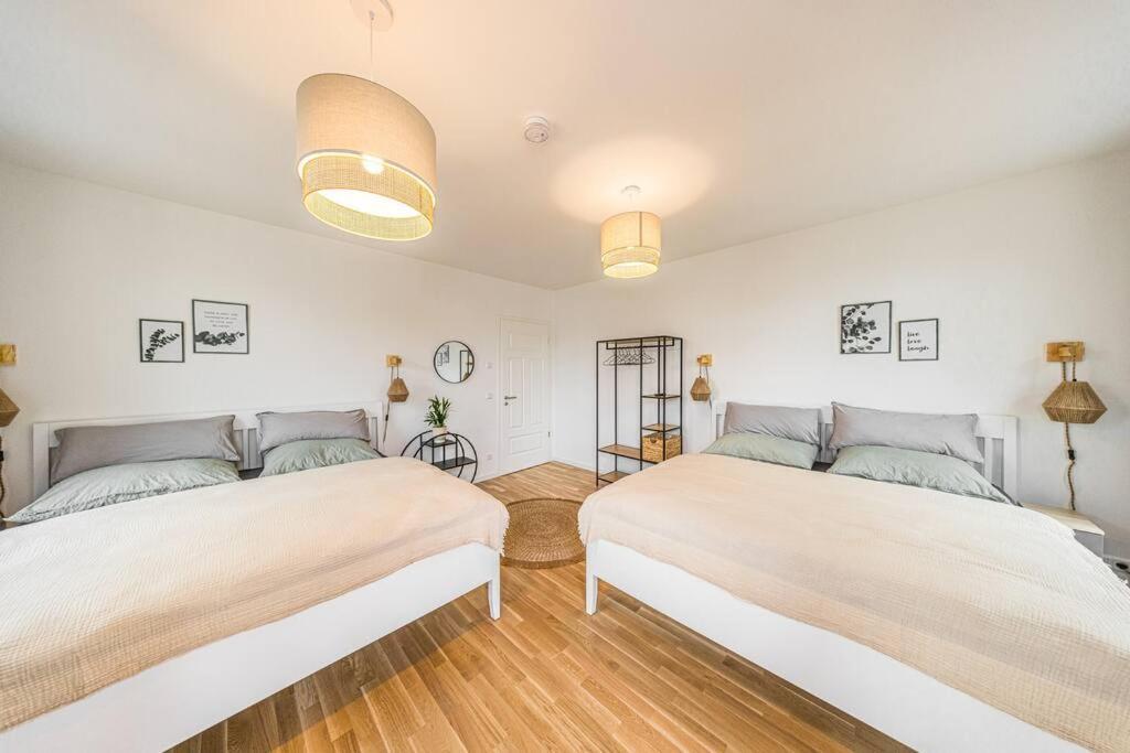 Stylisches Zentrales City-Apartment Mit 2 Balkonen Leipzig Eksteriør bilde